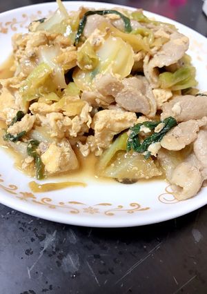 ニラ玉風野菜炒め-レシピのメイン写真