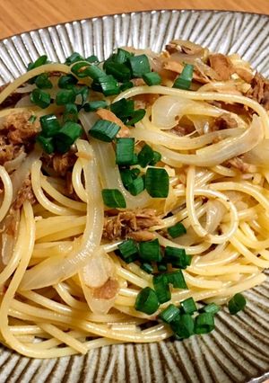ツナ醤油パスタ-レシピのメイン写真