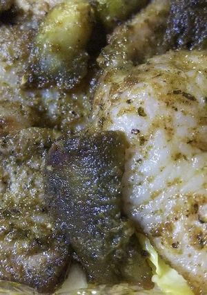 適当!豚肉の茶殻オイルで生姜焼き-レシピのメイン写真