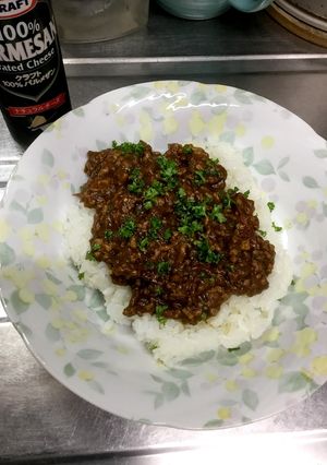 レンジで簡単キーマカレー-レシピのメイン写真