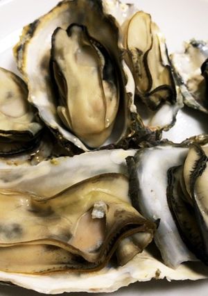 超楽々 殻付き牡蠣で酒蒸し牡蠣作ります-レシピのメイン写真
