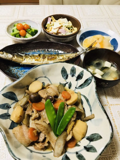 根野菜と豚バラ肉の生姜香る煮物-レシピのメイン写真