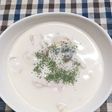 牛乳のベーコンとしめじのクリームシチュー