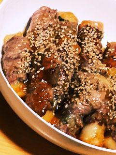 大葉と餅の豚肉巻き-レシピのメイン写真