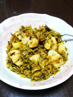 高菜でこんこん煮しめ-レシピのメイン写真