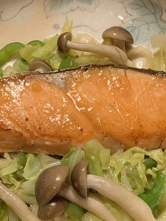 フライパンで鮭のちゃんちゃん焼き(覚書)-レシピのメイン写真
