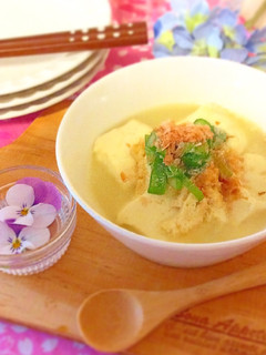 我が家流☆とろとろ温泉湯豆腐-レシピのメイン写真