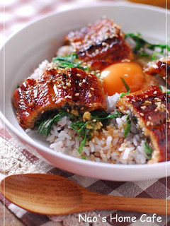 簡単*うな玉丼-レシピのメイン写真
