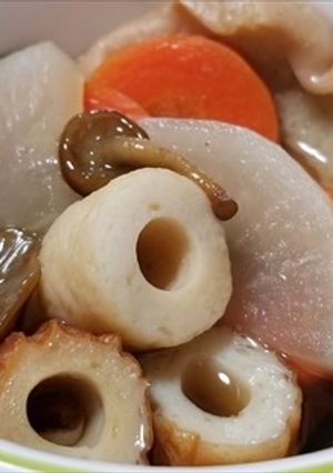 ナメコ、人参、大根の旨煮・醤油味-レシピのメイン写真