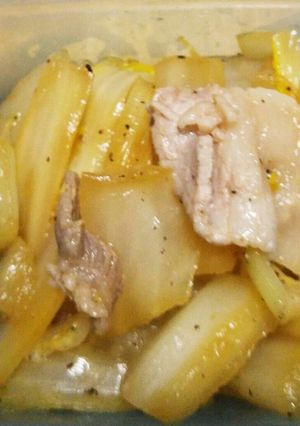 豚と白菜のポン酢蒸し焼きヘルシーかつ安い-レシピのメイン写真