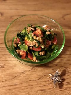 ほうれん草とトマトの納豆和え-レシピのメイン写真