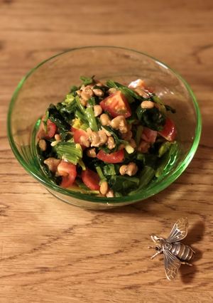 ほうれん草とトマトの納豆和え-レシピのメイン写真