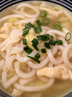 夜11時の野菜入りあんかけうどん-レシピのメイン写真