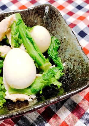 旬を先取り！菜の花の辛子和え！-レシピのメイン写真