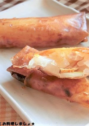 簡単★サラダチキンと大根の春巻き-レシピのメイン写真