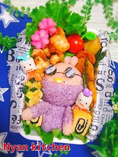 ハピツリ『ザ・モール』弁当♡キャラ弁♡-レシピのメイン写真