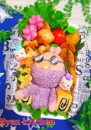 ハピツリ『ザ・モール』弁当♡キャラ弁♡-レシピのメイン写真
