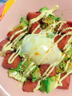 *照り焼き味!アボカドスパム丼*-レシピのメイン写真
