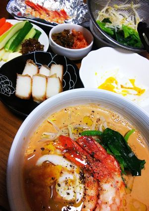 ☺️えび海老エビ濃厚❤️みそラーメン☺️-レシピのメイン写真