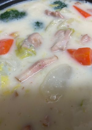蕪とベーコンのクリームシチュー-レシピのメイン写真