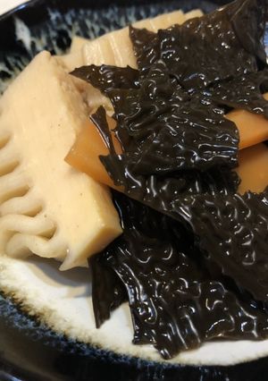 あらめと筍の煮物-レシピのメイン写真