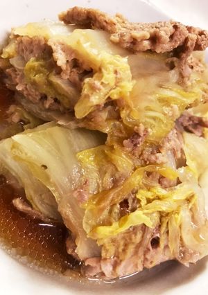 白菜大量消費に☆簡単甘辛すき焼き風味-レシピのメイン写真
