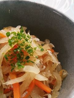 時短♪レンジDE大根金平♪-レシピのメイン写真