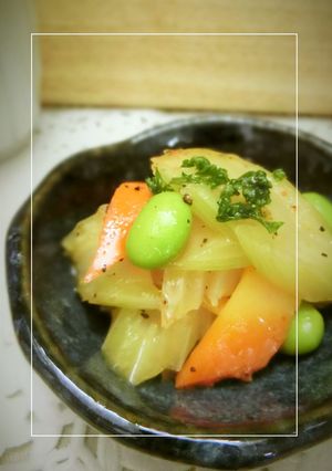 セロリと人参のＳｐｉｃｙレモン和え-レシピのメイン写真