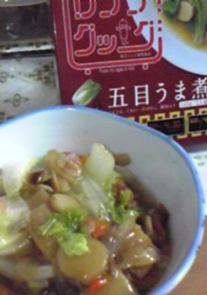レンジクック　～白菜の五目うま煮～-レシピのメイン写真