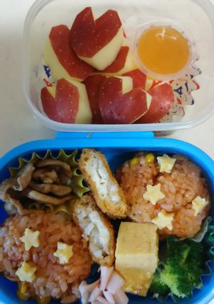 キャラ弁当 バレンタイン-レシピのメイン写真
