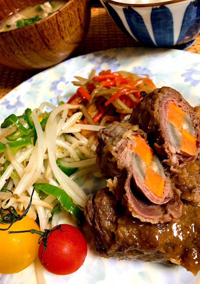 根菜肉巻き〜すき焼き風〜-レシピのメイン写真