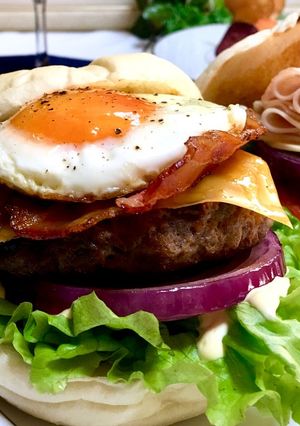 手作りバーガー&やみつきフライドポテト♡-レシピのメイン写真
