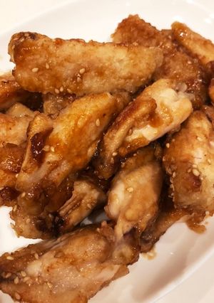 鶏手羽元唐揚げの甘辛だれ-レシピのメイン写真