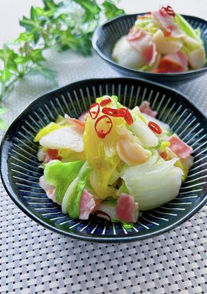 白菜の大量消費★白菜のペペロンチーノ風-レシピのメイン写真