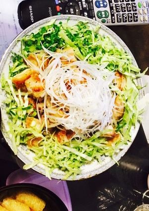 ネギたっぷり鶏肉のガーリックチキン-レシピのメイン写真