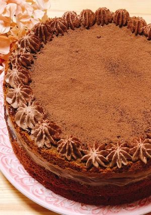 ミルクチョコꕤ スポンジケーキ-レシピのメイン写真