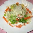アーモンドソースの春野菜サラダ