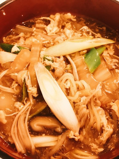 鍋の残り野菜で酸辣湯麺-レシピのメイン写真