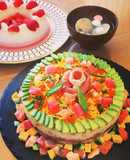 雛祭り♡子供喜ぶ可愛いちらし寿司ケーキ