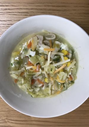チーズ入り野菜スープ☆親子ランチ-レシピのメイン写真