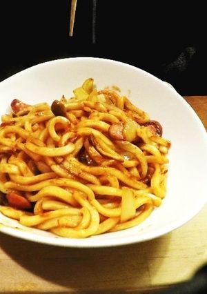 【グッドカルマ】ナポリタン焼うどん-レシピのメイン写真