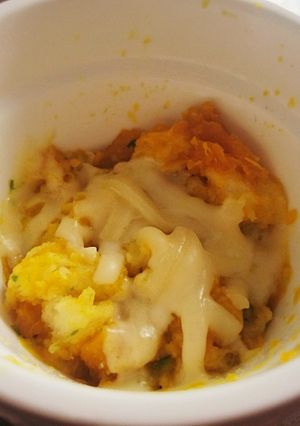 【離乳食後期】かぼちゃのパングラタン風-レシピのメイン写真