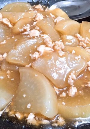 とろ〜り♫大根の鶏そぼろ煮☆簡単晩御飯♪-レシピのメイン写真