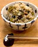 混ぜるだけ＊じゃこと高菜の旨味ごはん