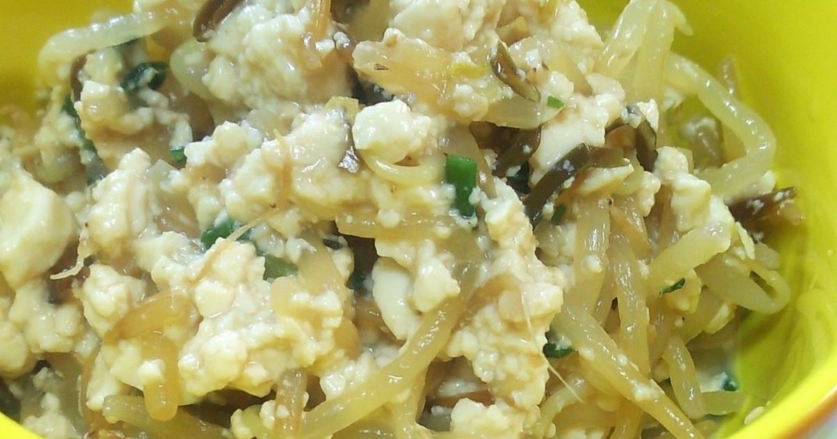 もやしと豆腐の和風サラダ by しーママ♪ 【クックパッド】 簡単