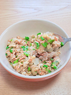 鮭と菜の花のチャーハン-レシピのメイン写真