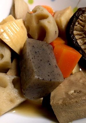 超楽々根菜と高野豆腐の炊き合わせ作ります-レシピのメイン写真
