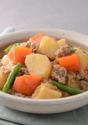 豚そぼろ肉じゃが-レシピのメイン写真