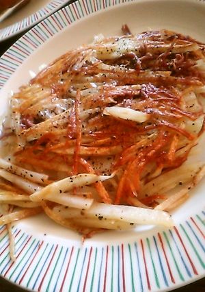 ポテトとひっかいたコンビーフのガレット-レシピのメイン写真