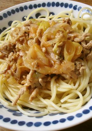 サッポロ一番でお変わりミートスパ-レシピのメイン写真